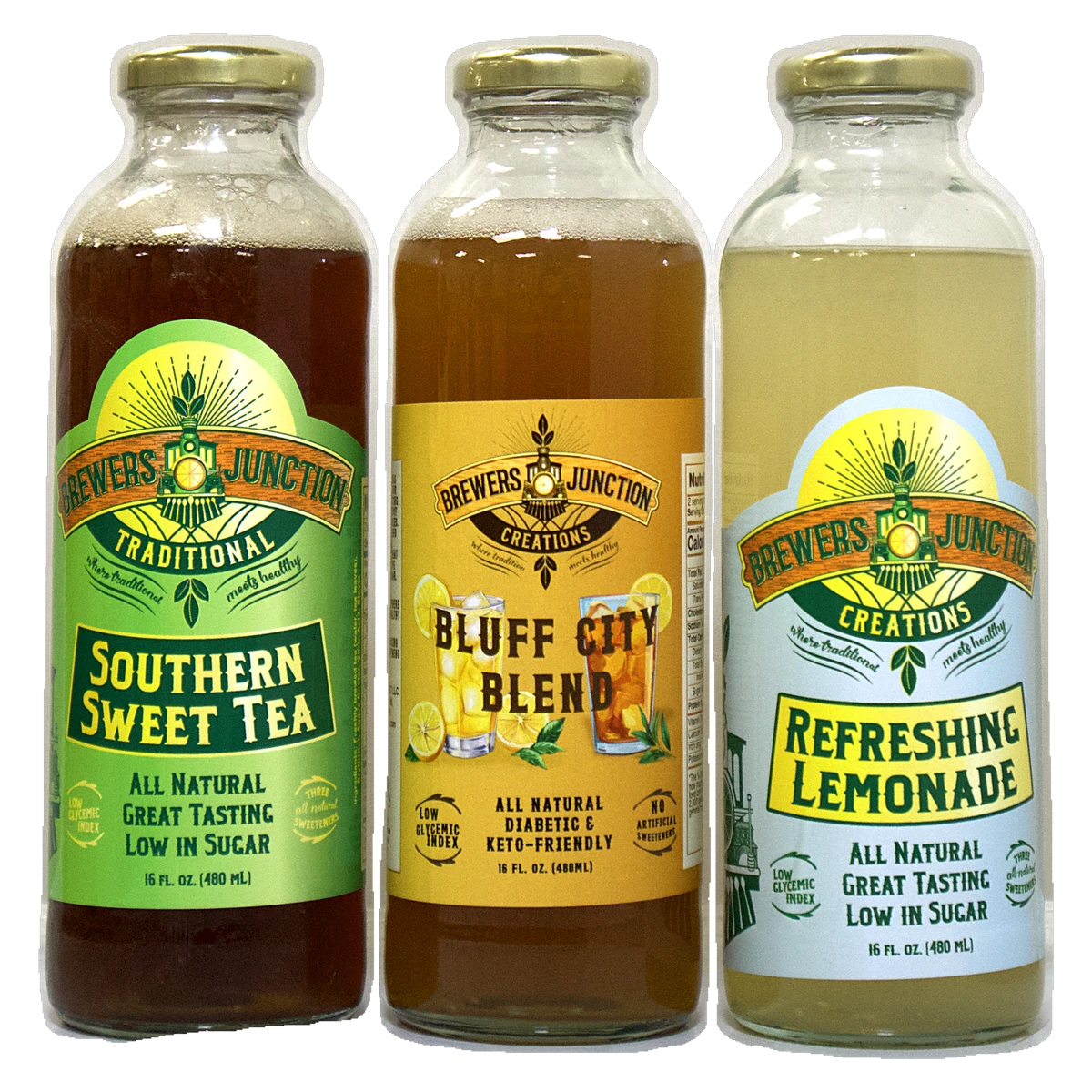 The three Brewer's Junction ready to drink bottles